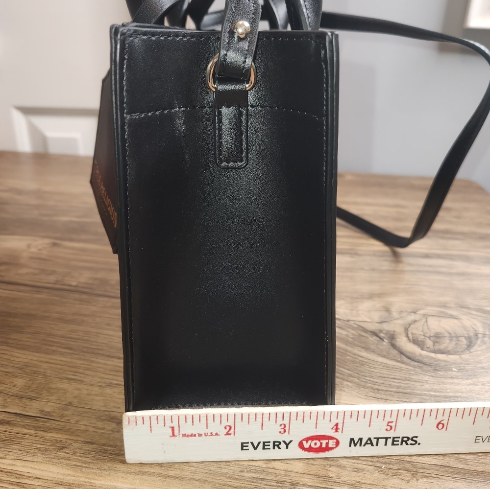 True Religion Black Women's Handbag with adjustable Strap. - Picture 14 of 16